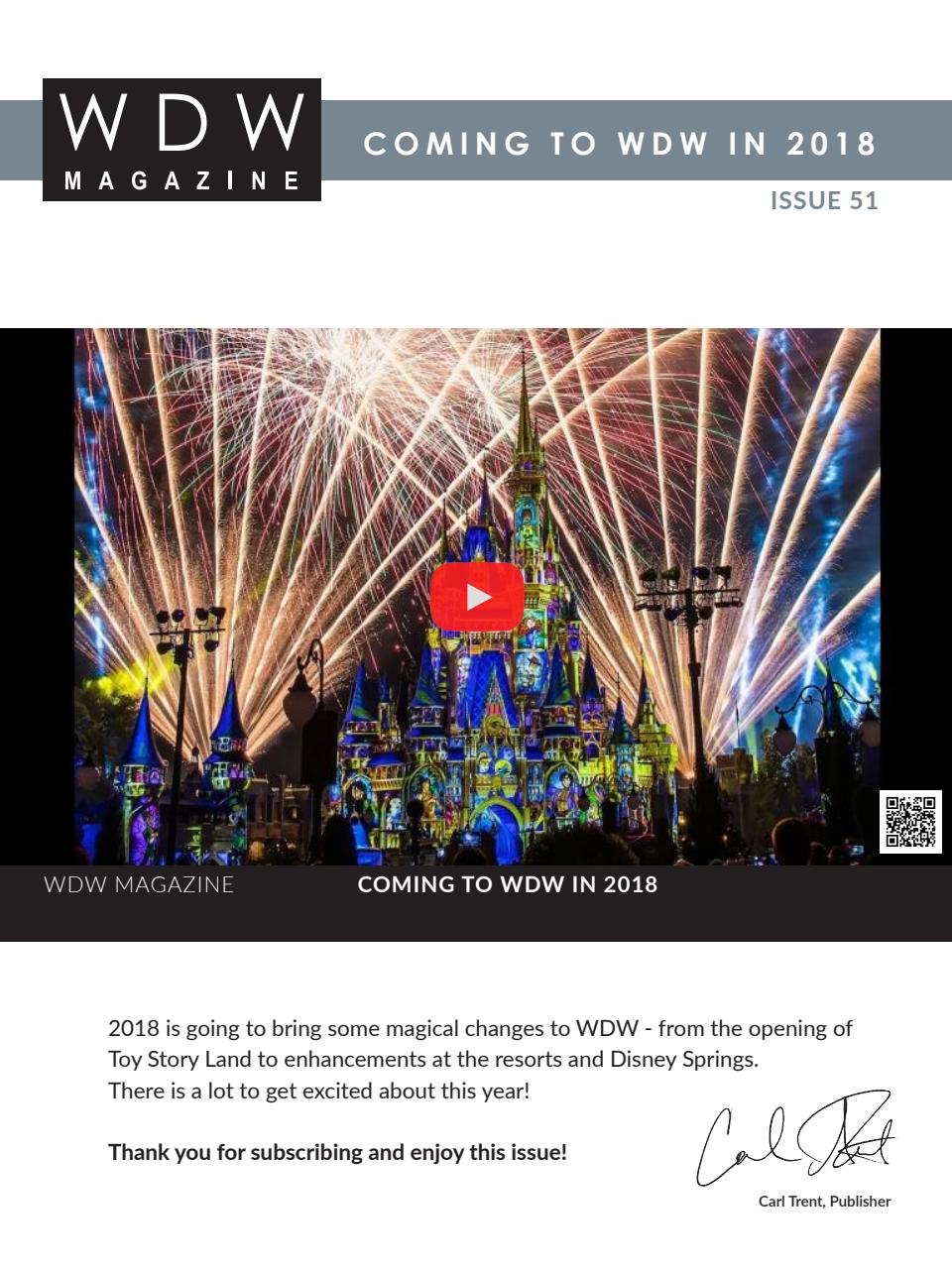 WDW Magazine Preview Pages