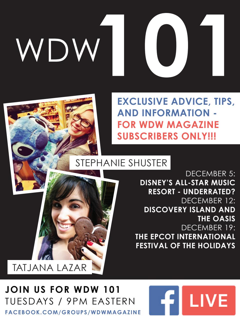 WDW Magazine Preview Pages