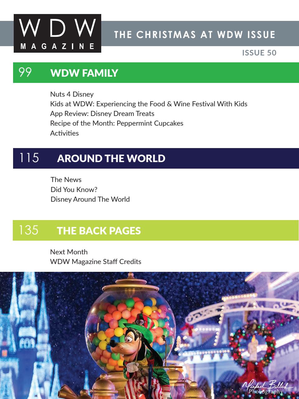 WDW Magazine Preview Pages