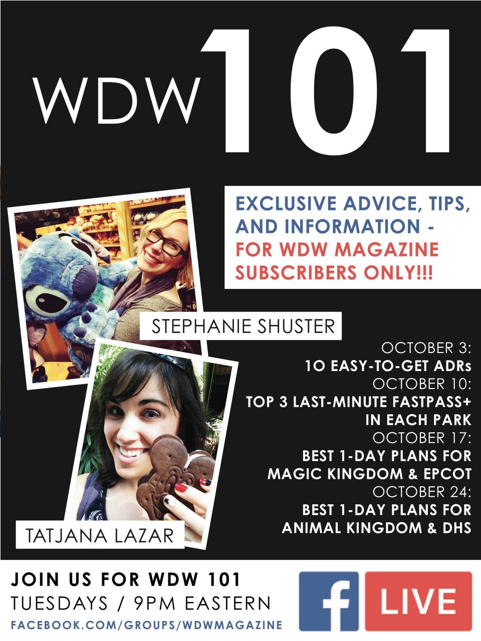 WDW Magazine Preview Pages