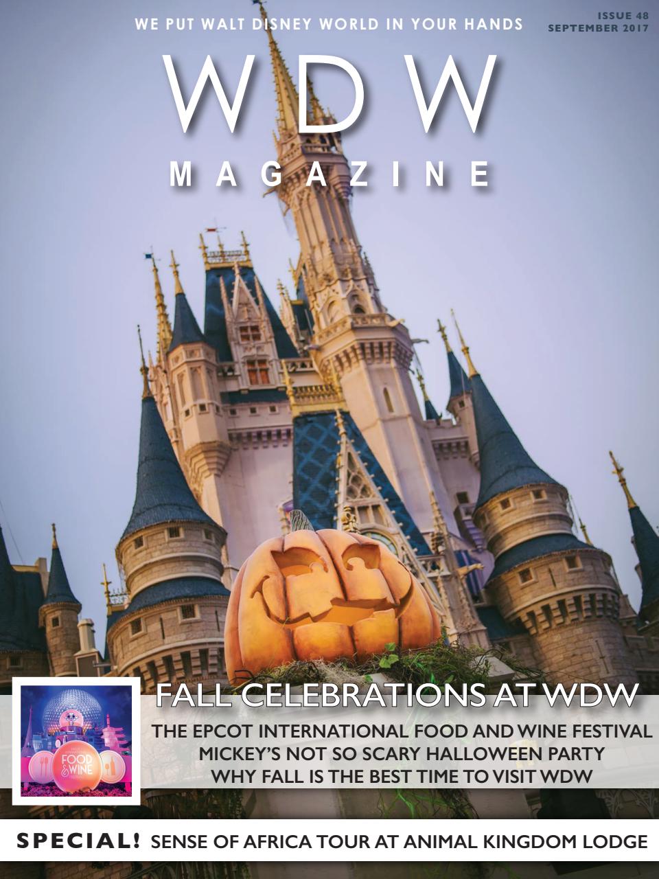 WDW Magazine Preview Pages