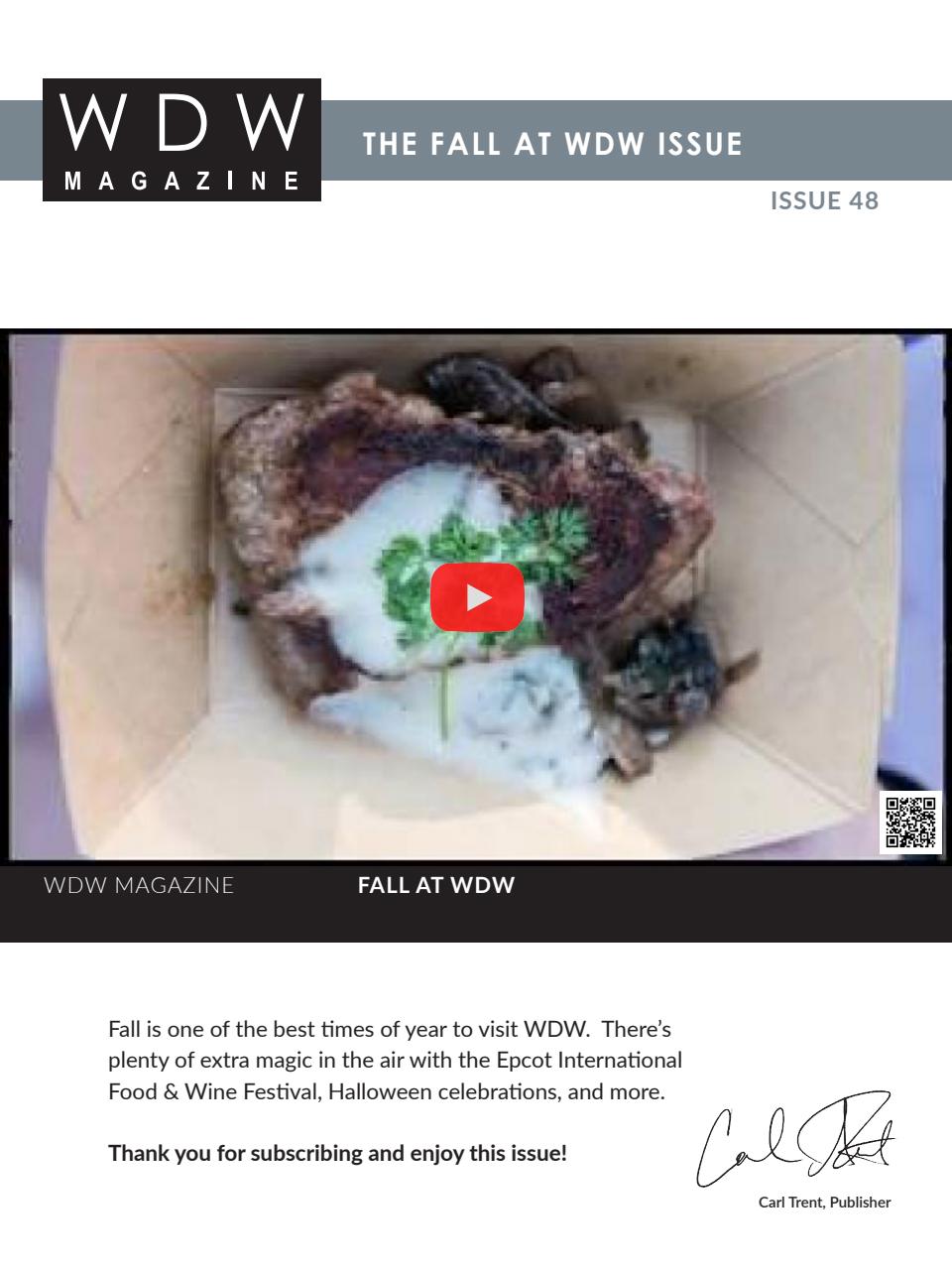 WDW Magazine Preview Pages