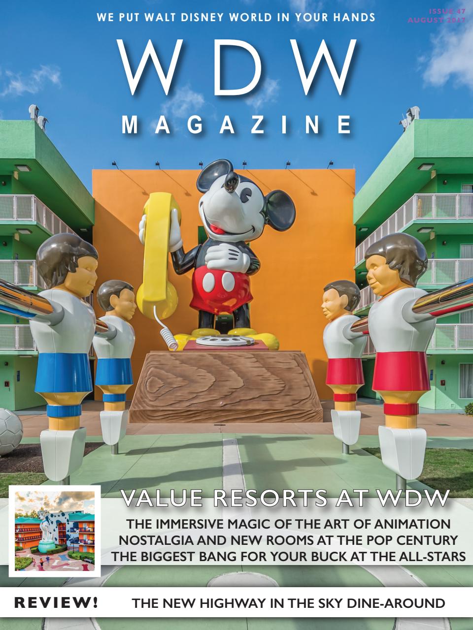 WDW Magazine Preview Pages