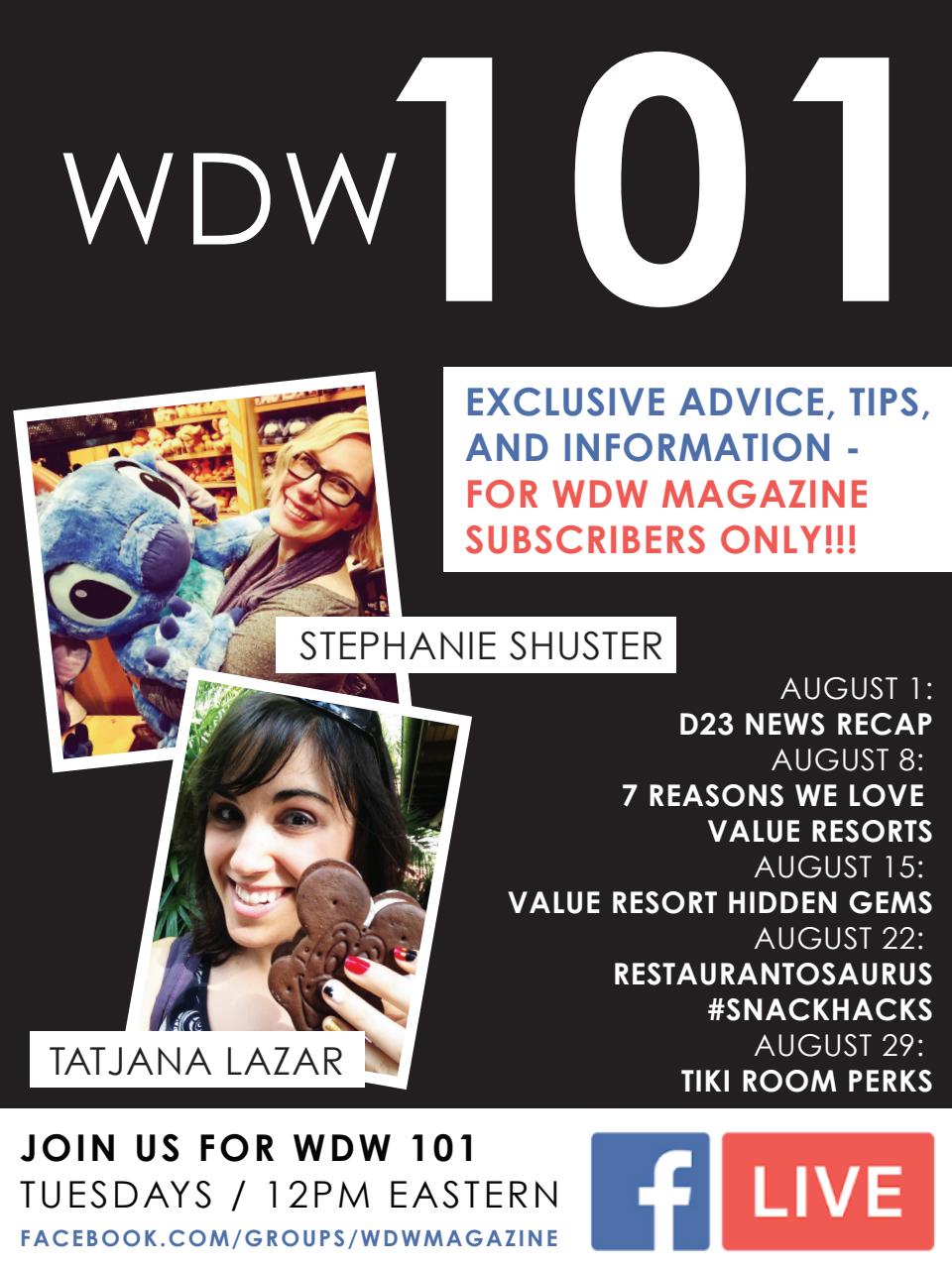 WDW Magazine Preview Pages