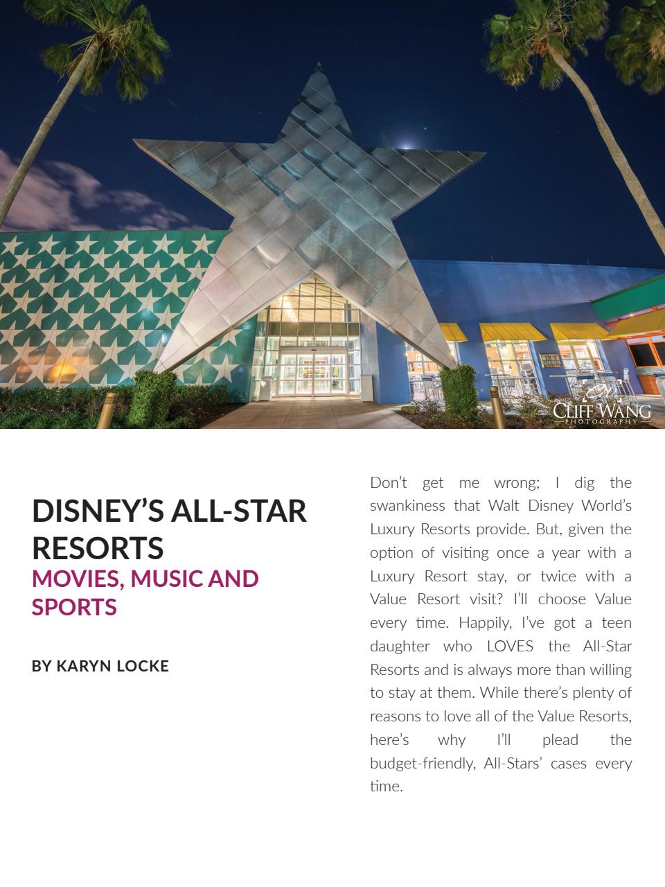 WDW Magazine Preview Pages
