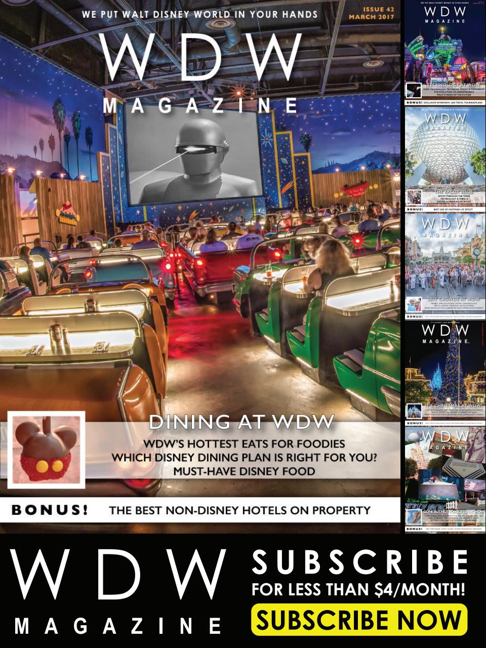 WDW Magazine Preview Pages