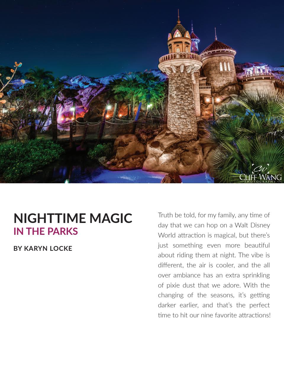 WDW Magazine Preview Pages