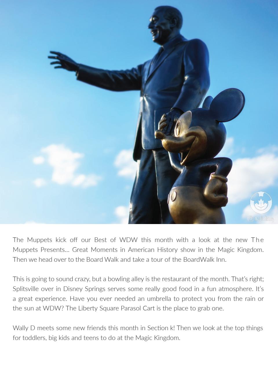 WDW Magazine Preview Pages