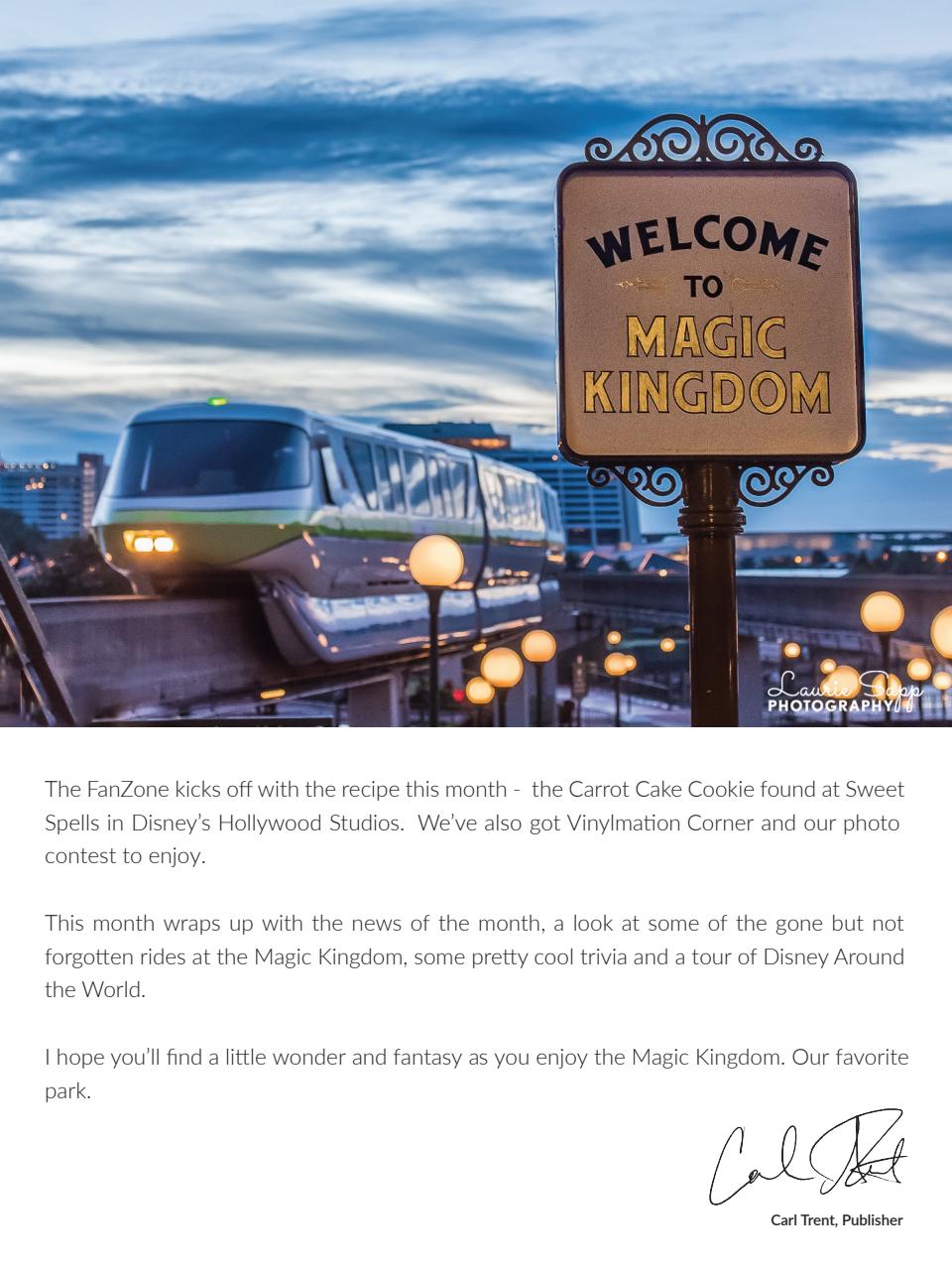 WDW Magazine Preview Pages