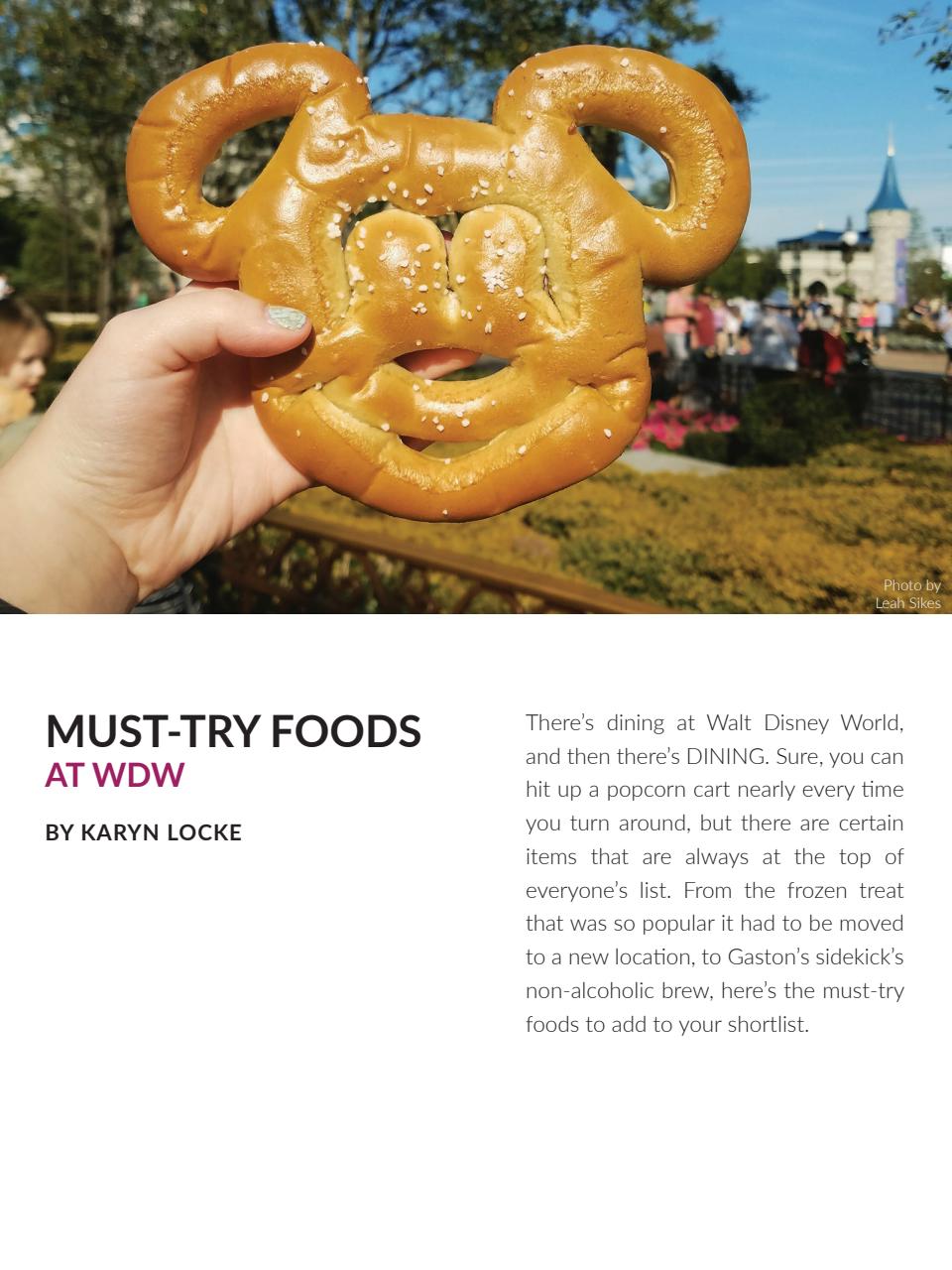 WDW Magazine Preview Pages