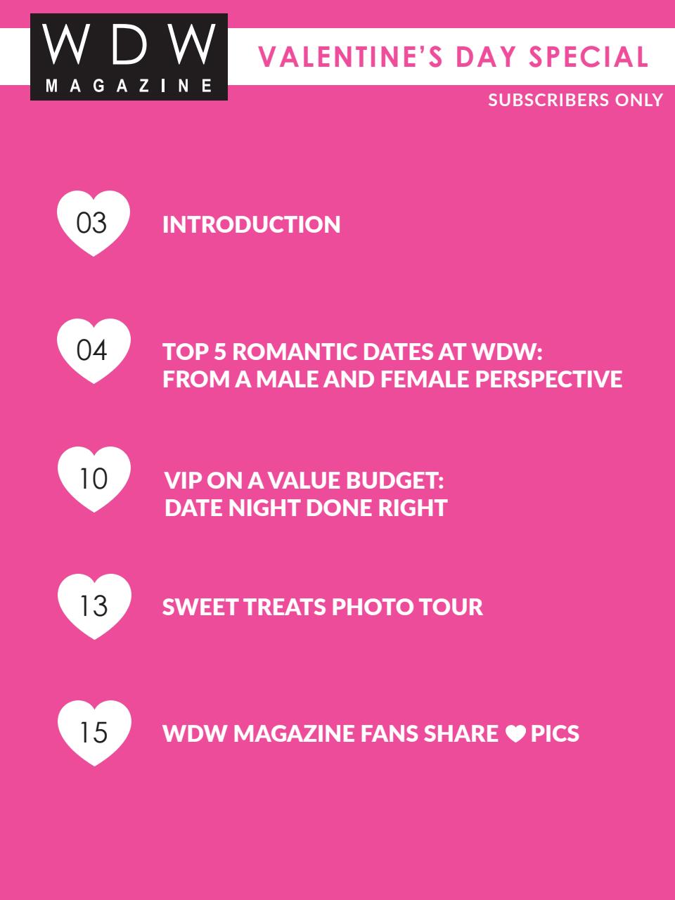 WDW Magazine Preview Pages