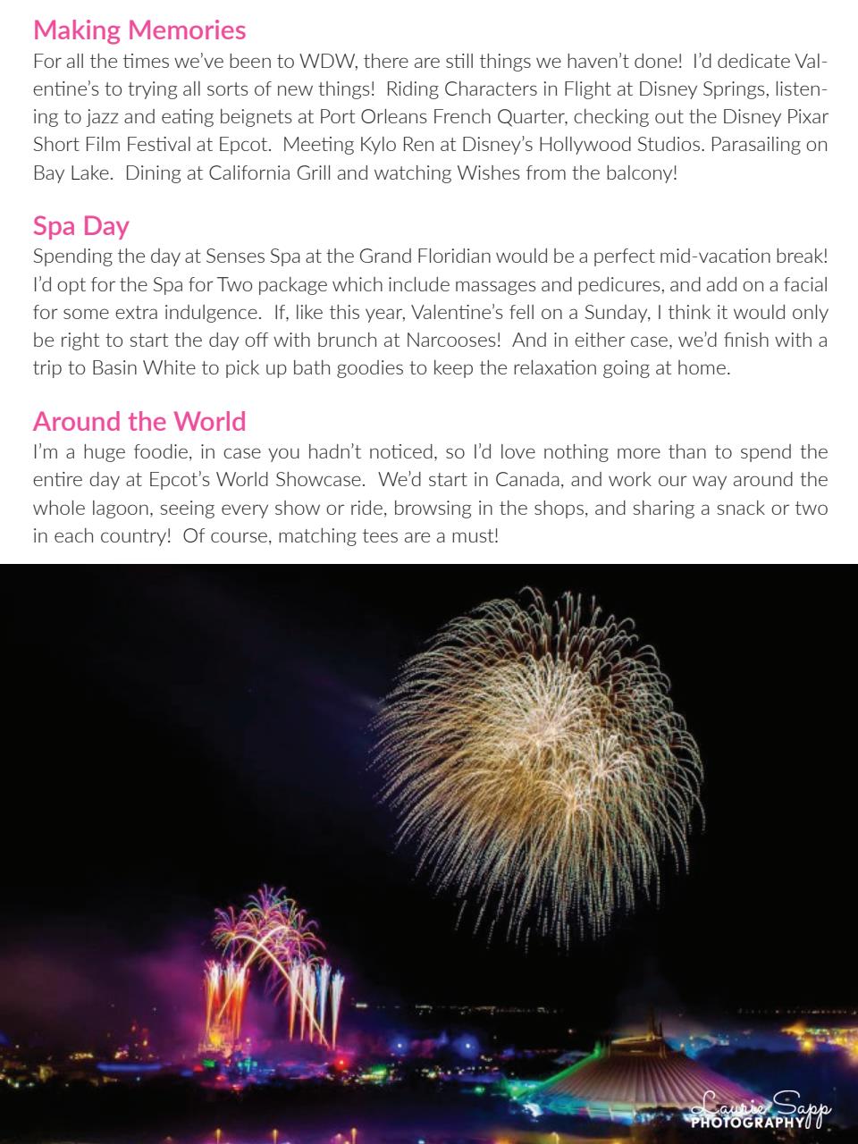 WDW Magazine Preview Pages