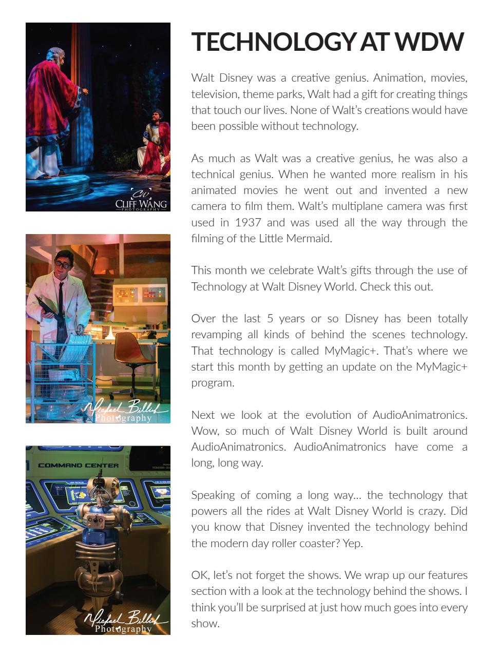 WDW Magazine Preview Pages