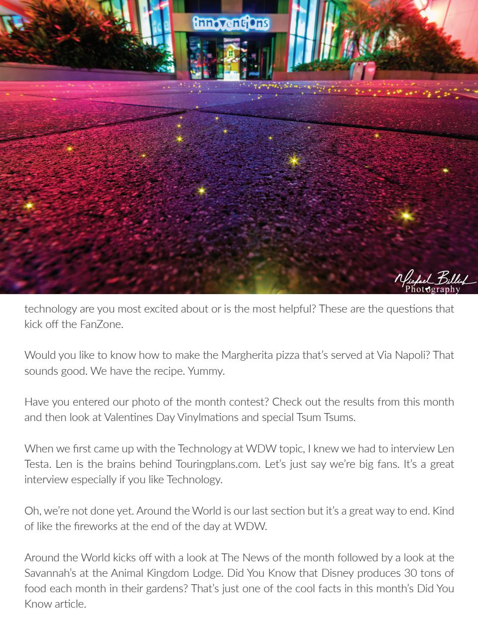 WDW Magazine Preview Pages