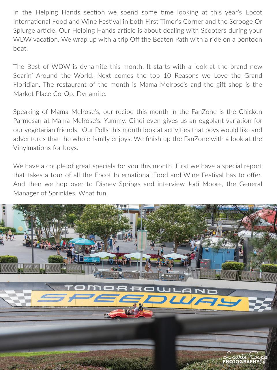 WDW Magazine Preview Pages