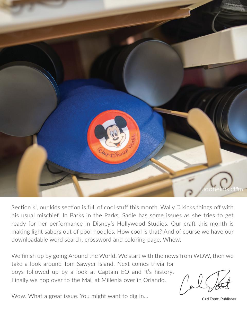 WDW Magazine Preview Pages