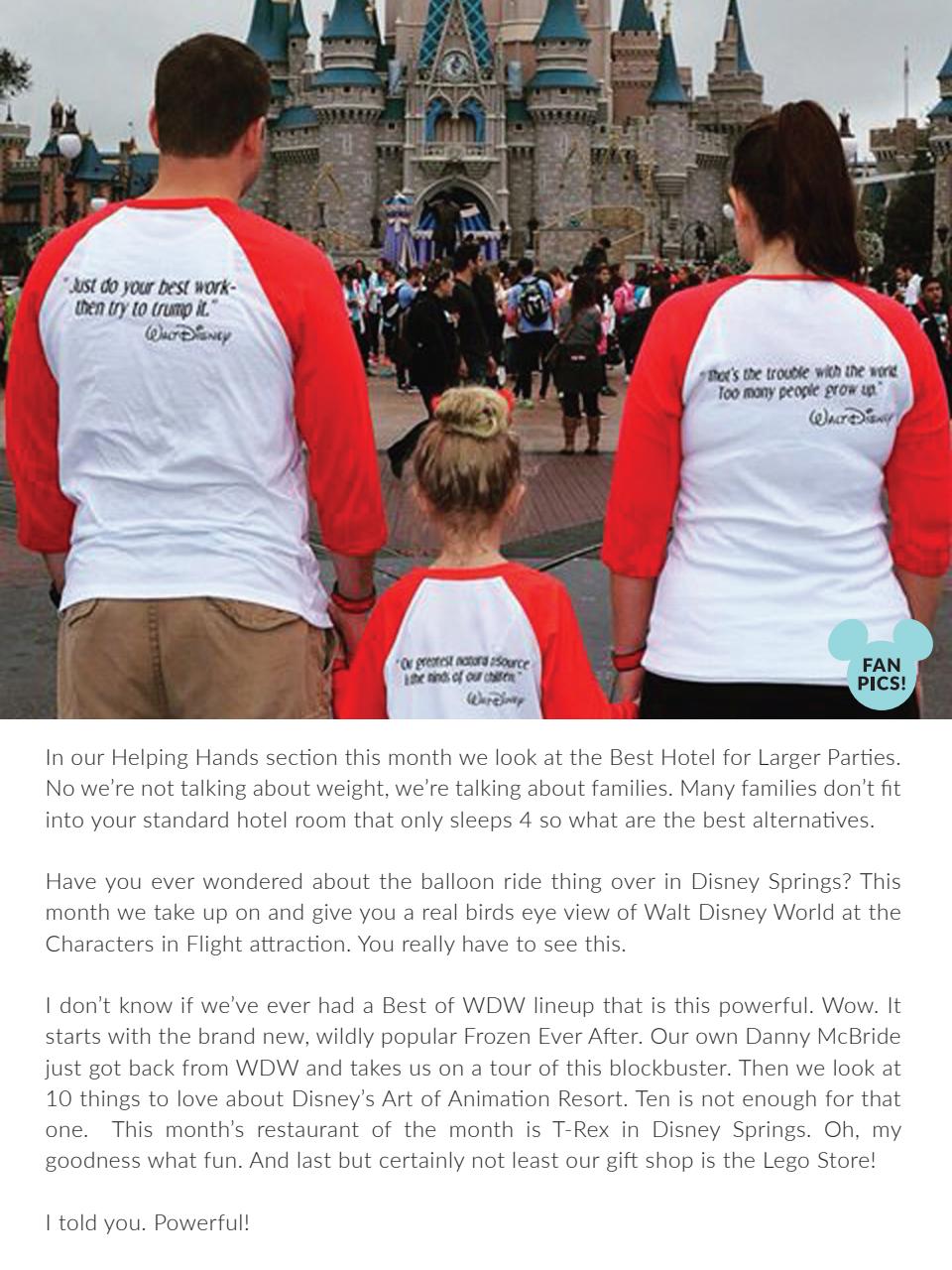 WDW Magazine Preview Pages