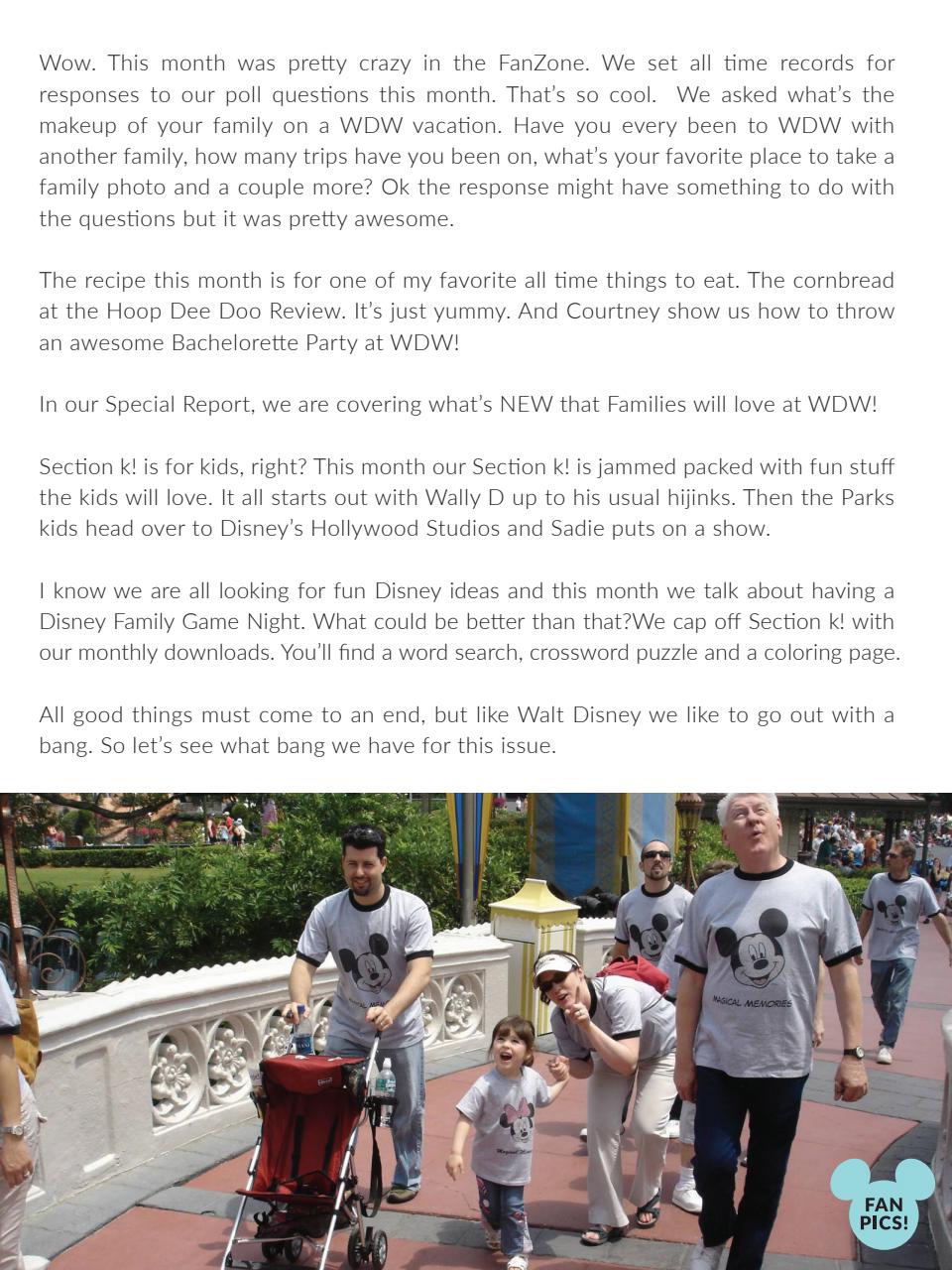 WDW Magazine Preview Pages