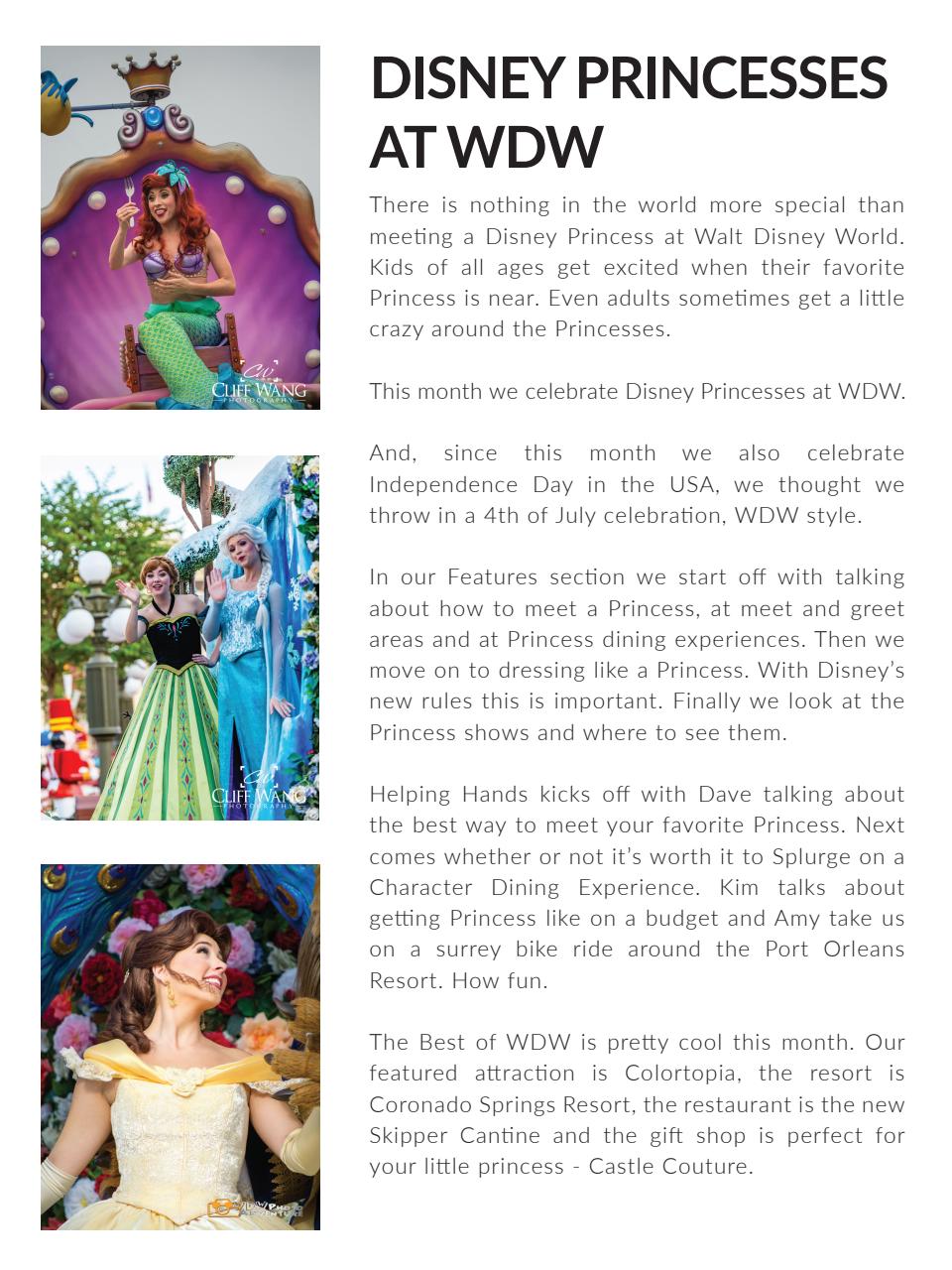 WDW Magazine Preview Pages