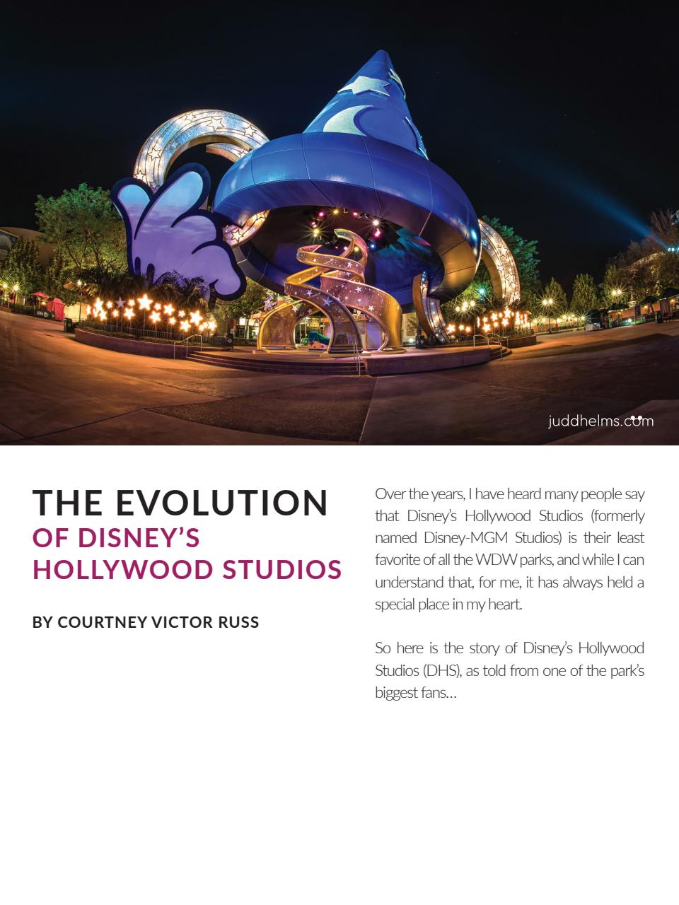 WDW Magazine Preview Pages