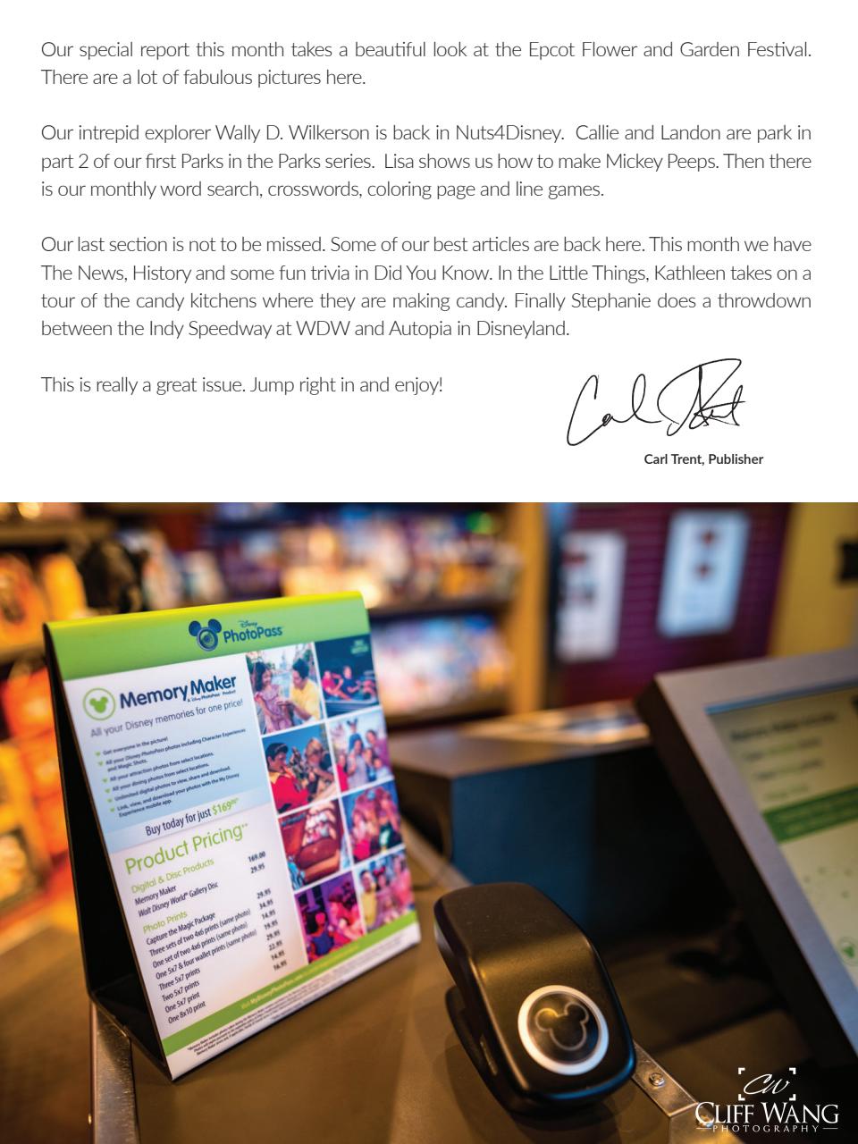 WDW Magazine Preview Pages