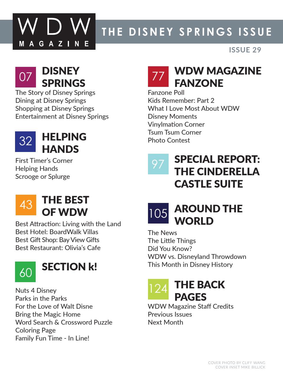 WDW Magazine Preview Pages