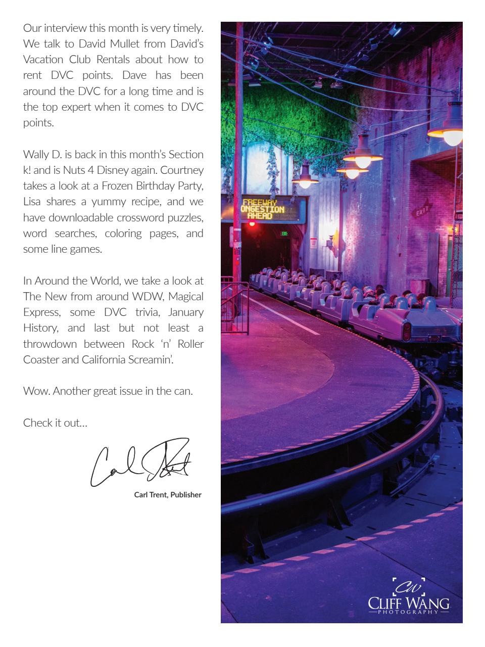 WDW Magazine Preview Pages