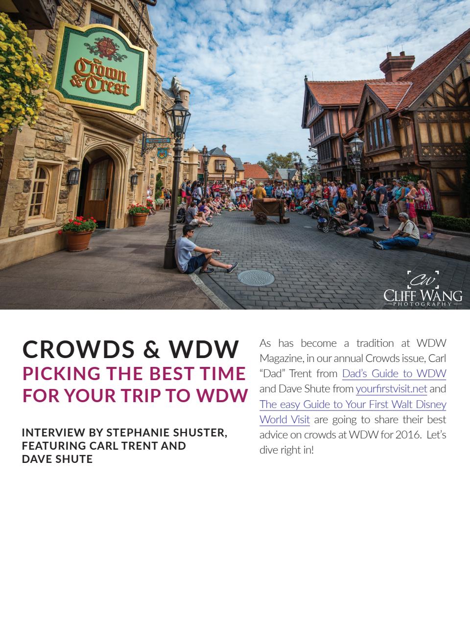 WDW Magazine Preview Pages