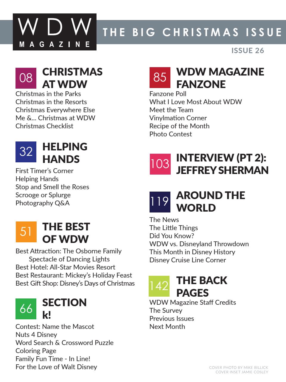 WDW Magazine Preview Pages