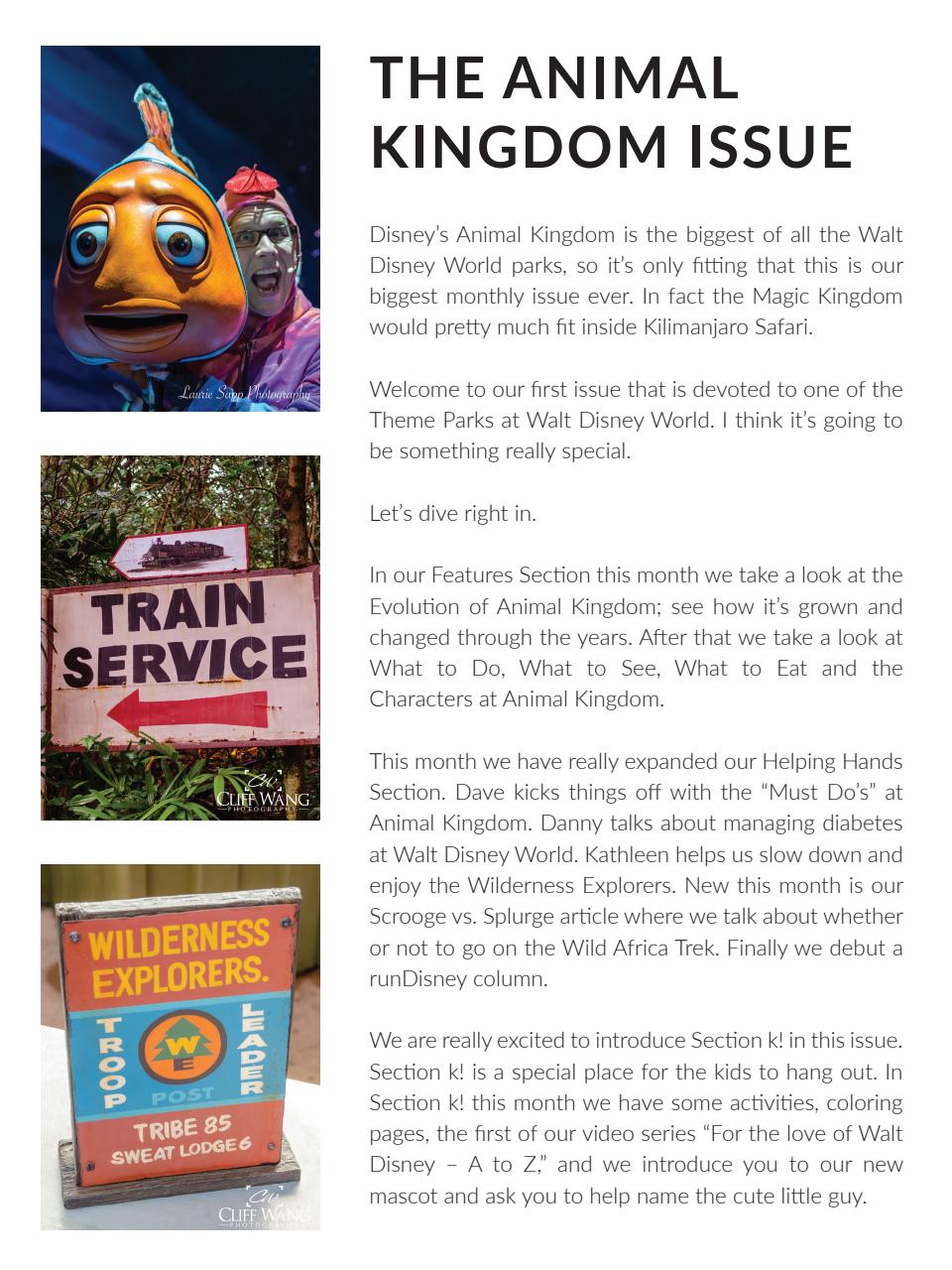 WDW Magazine Preview Pages