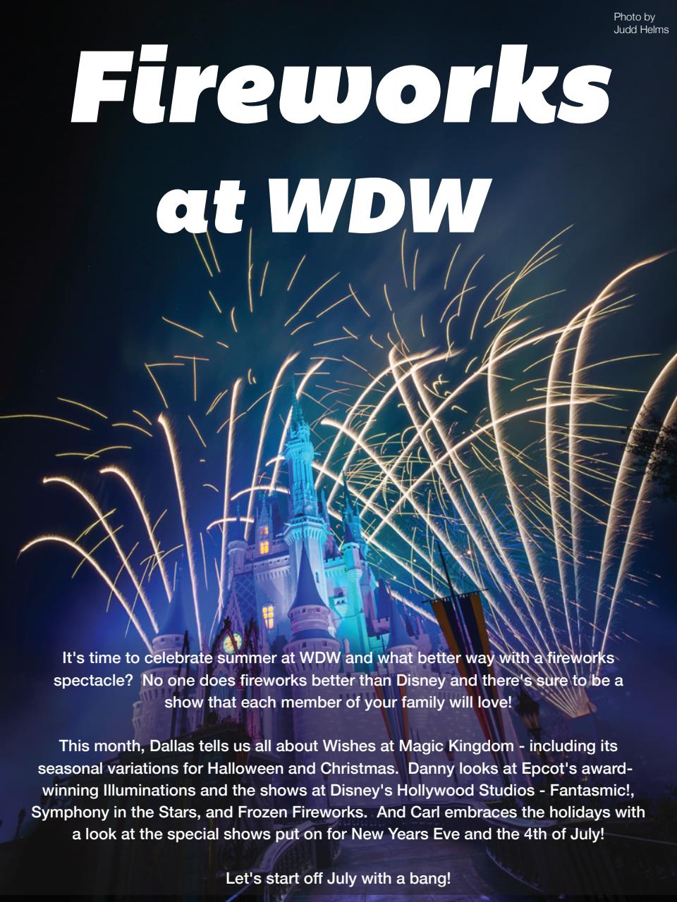 WDW Magazine Preview Pages