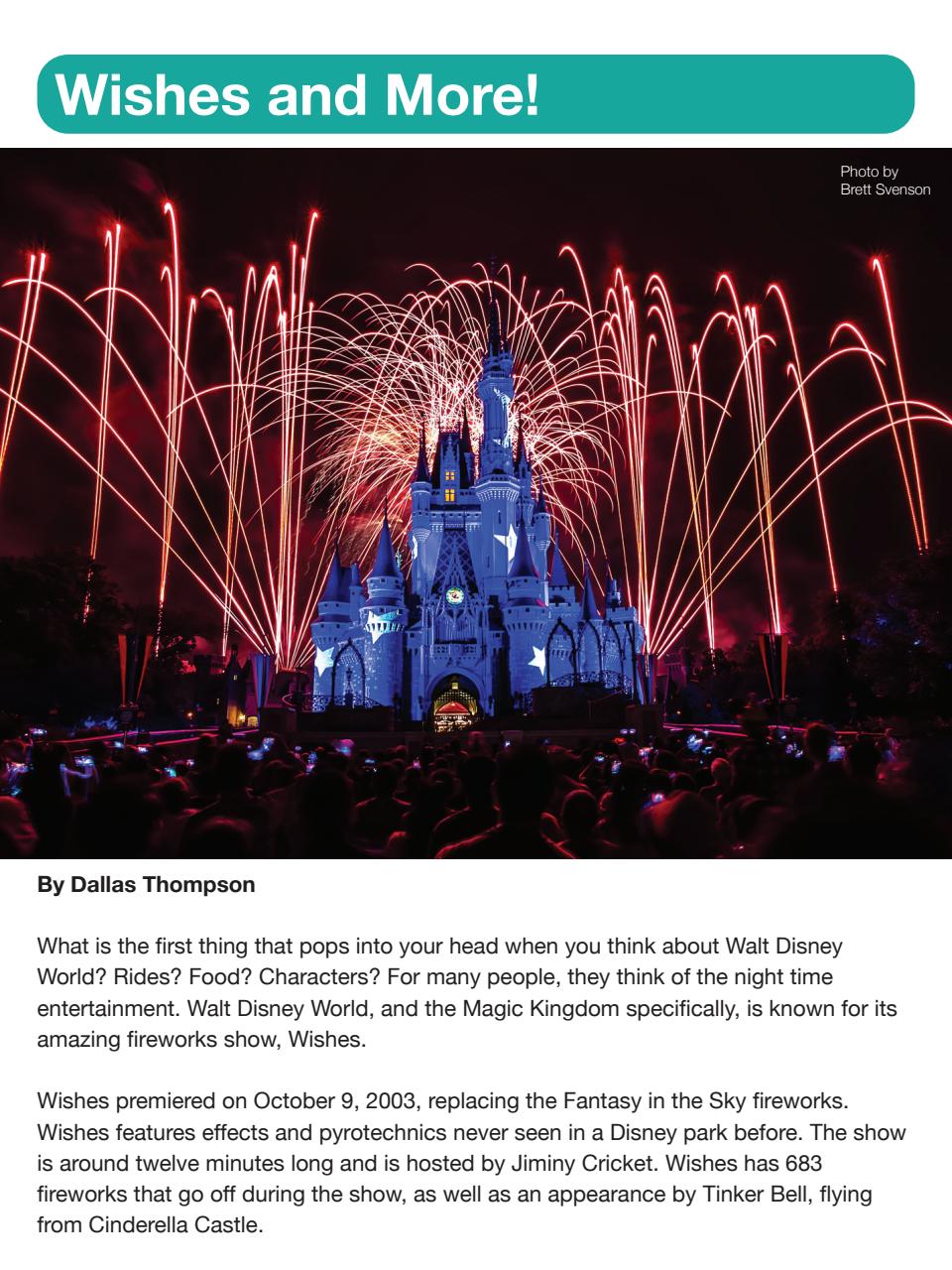 WDW Magazine Preview Pages