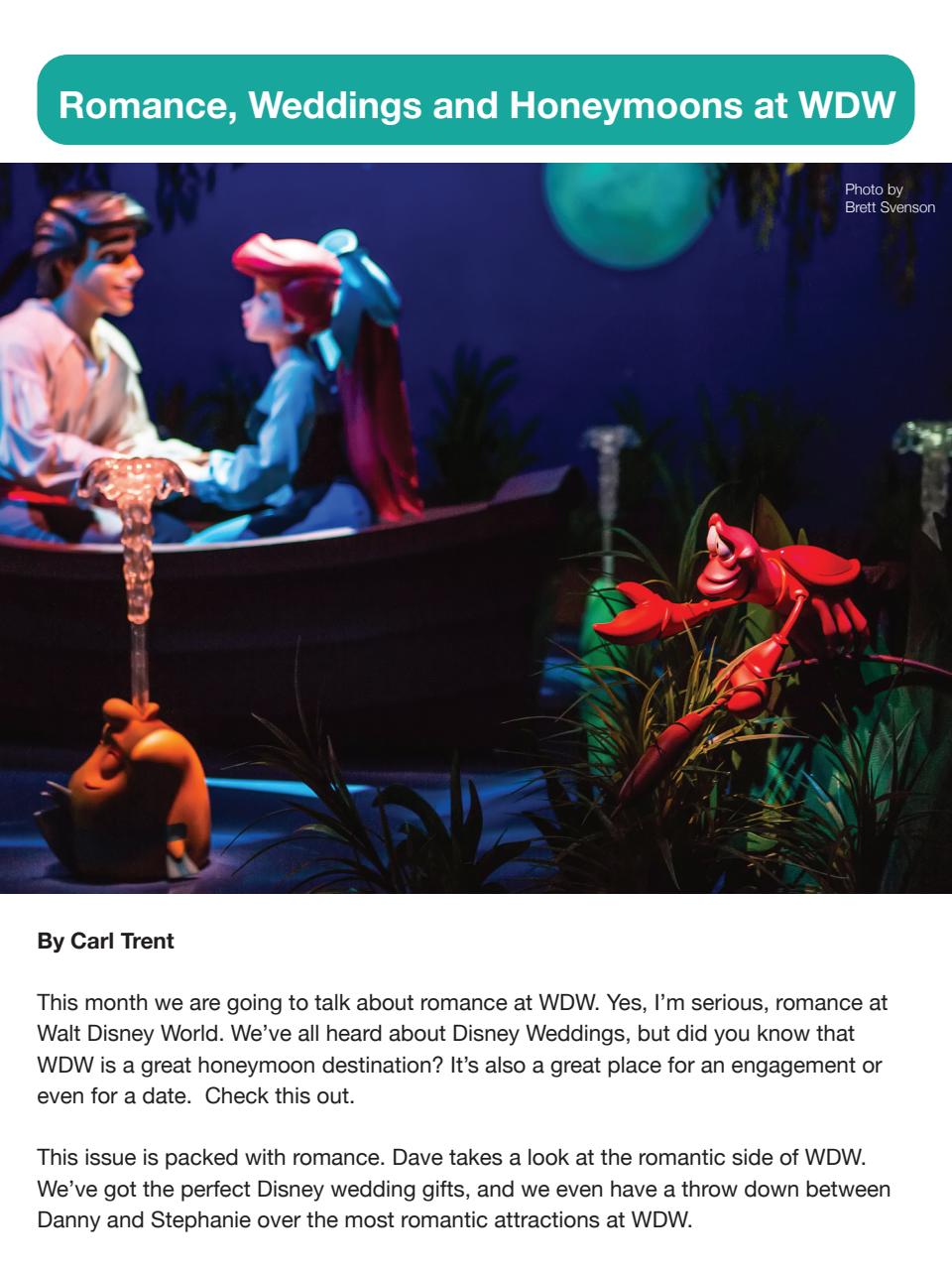 WDW Magazine Preview Pages