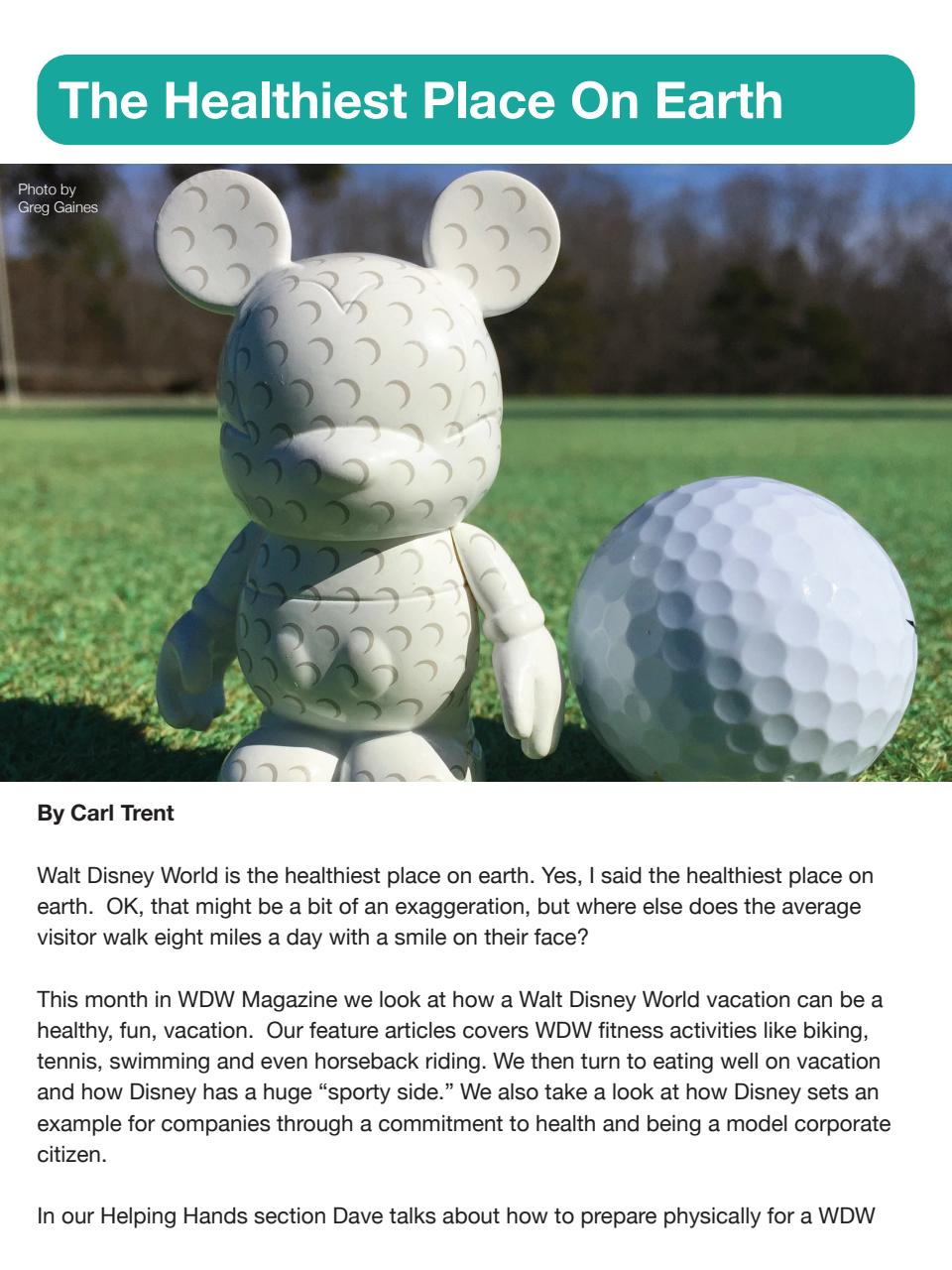 WDW Magazine Preview Pages