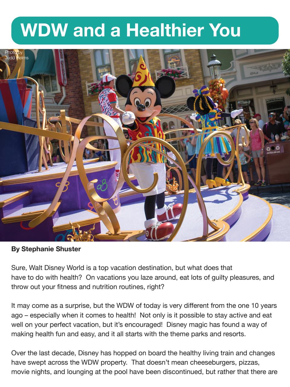 WDW Magazine Preview Pages