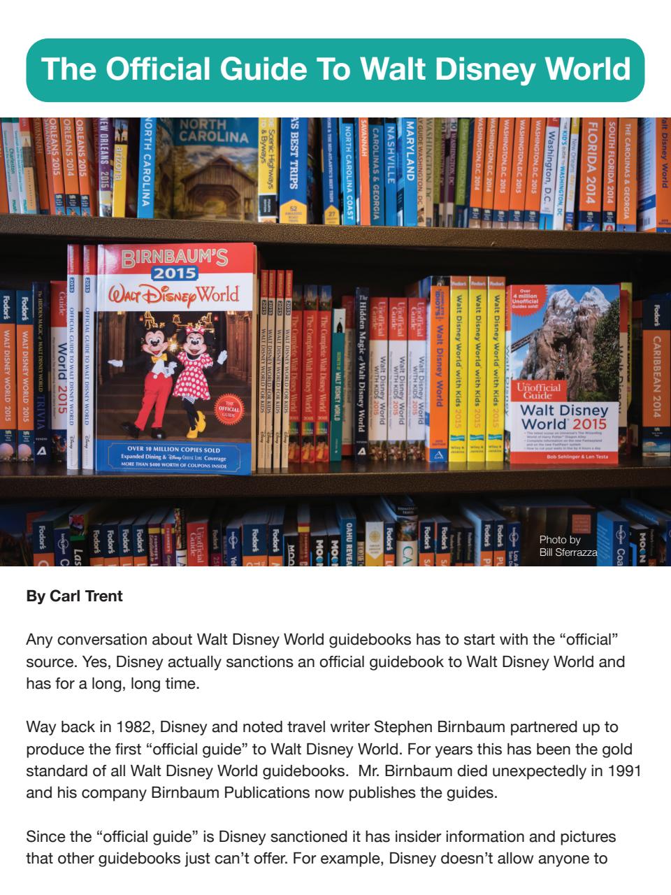 WDW Magazine Preview Pages