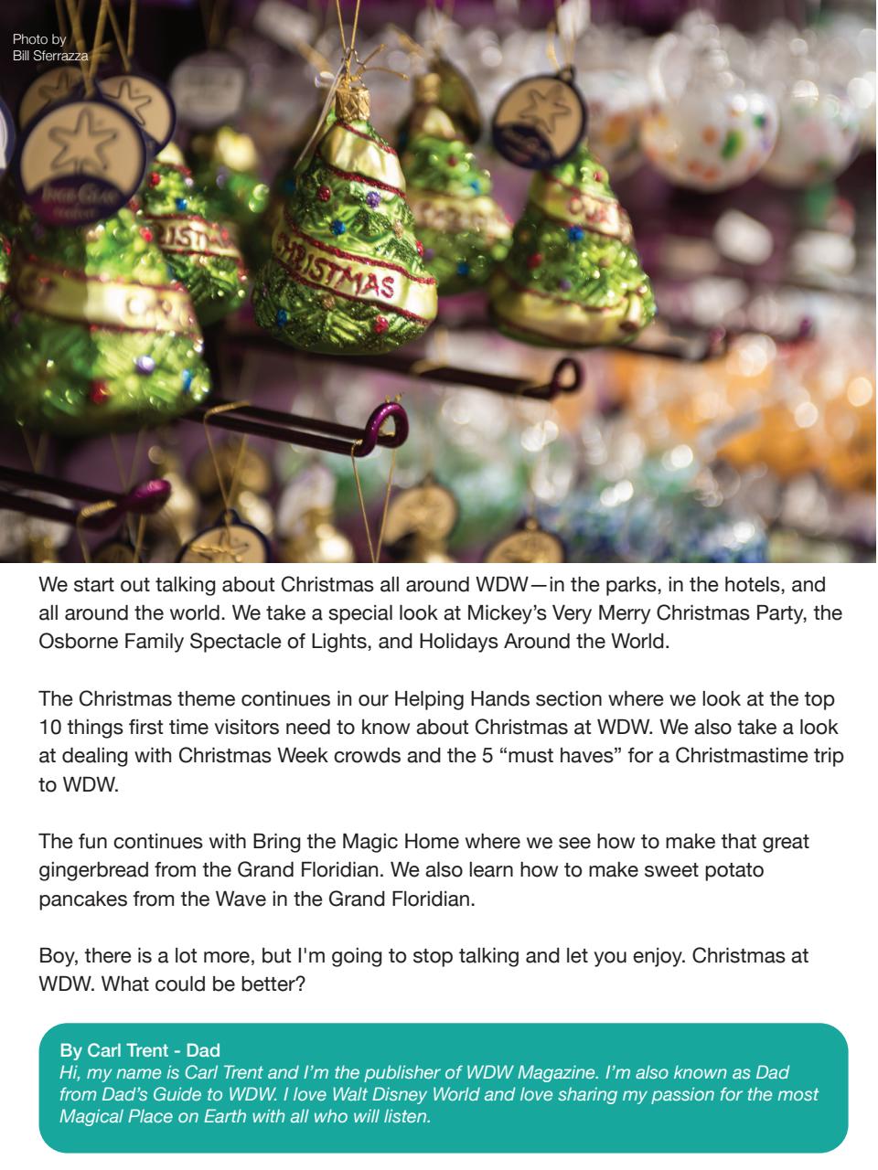 WDW Magazine Preview Pages