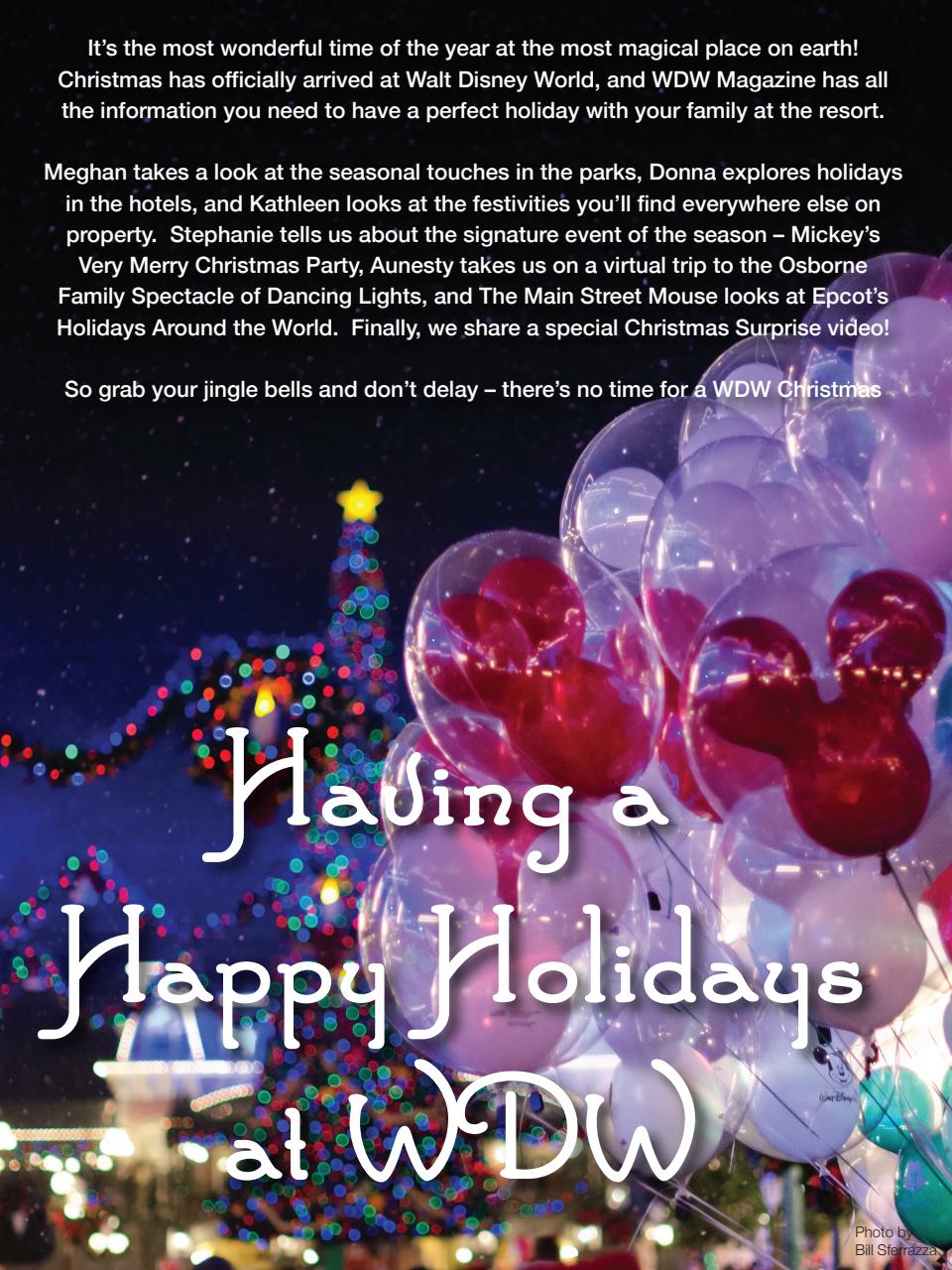 WDW Magazine Preview Pages