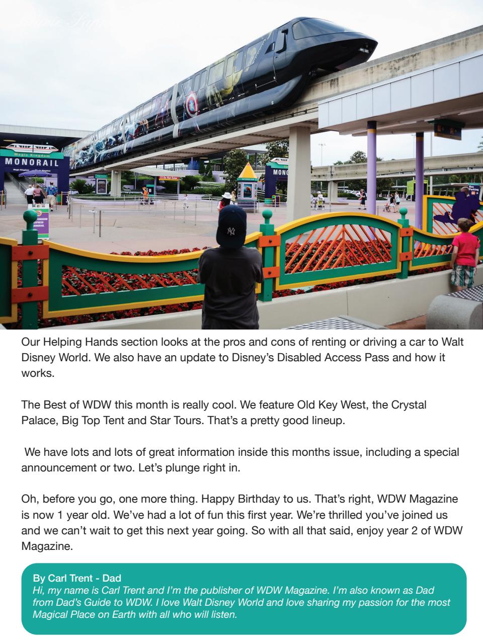 WDW Magazine Preview Pages