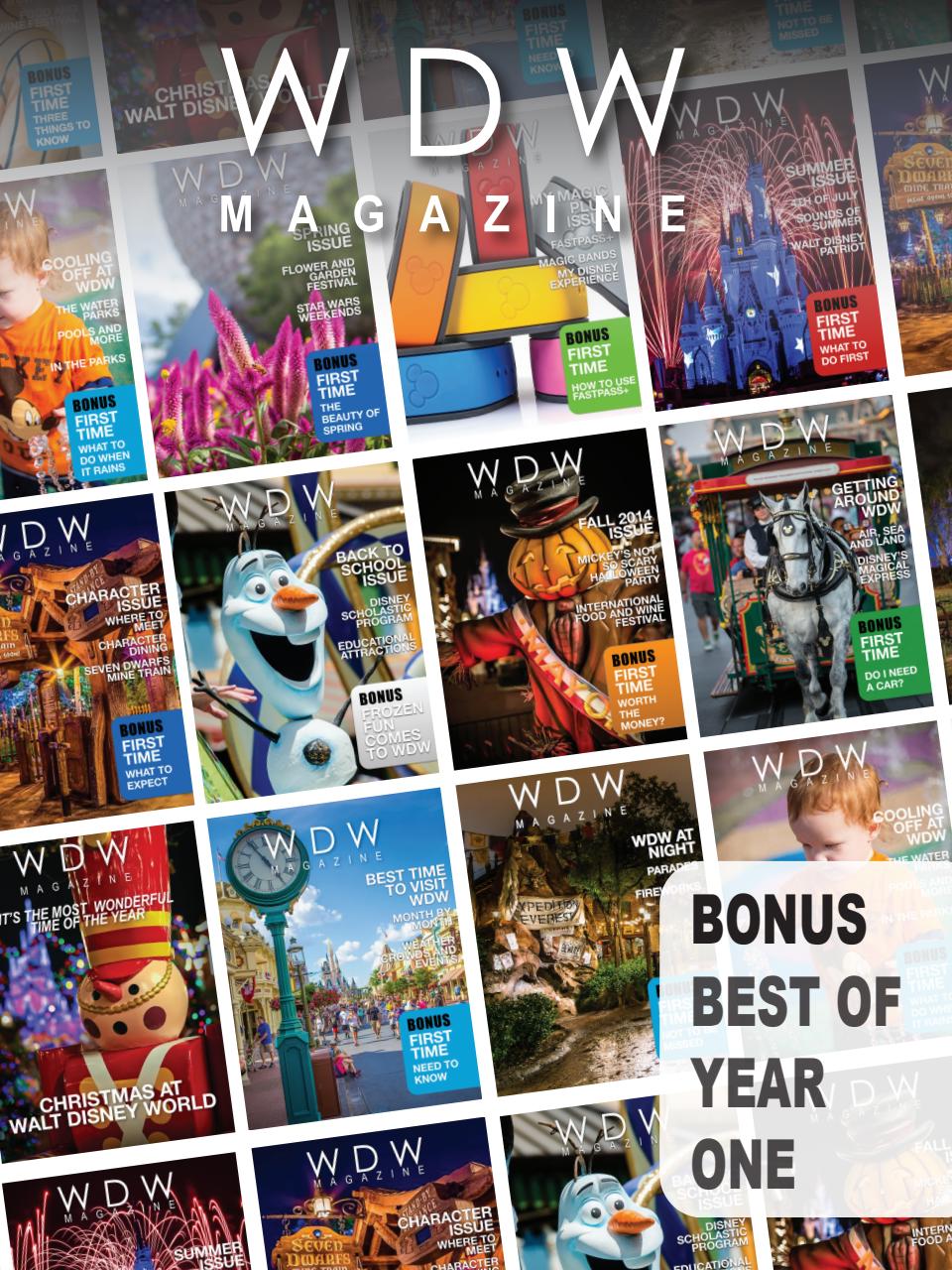 WDW Magazine Preview Pages