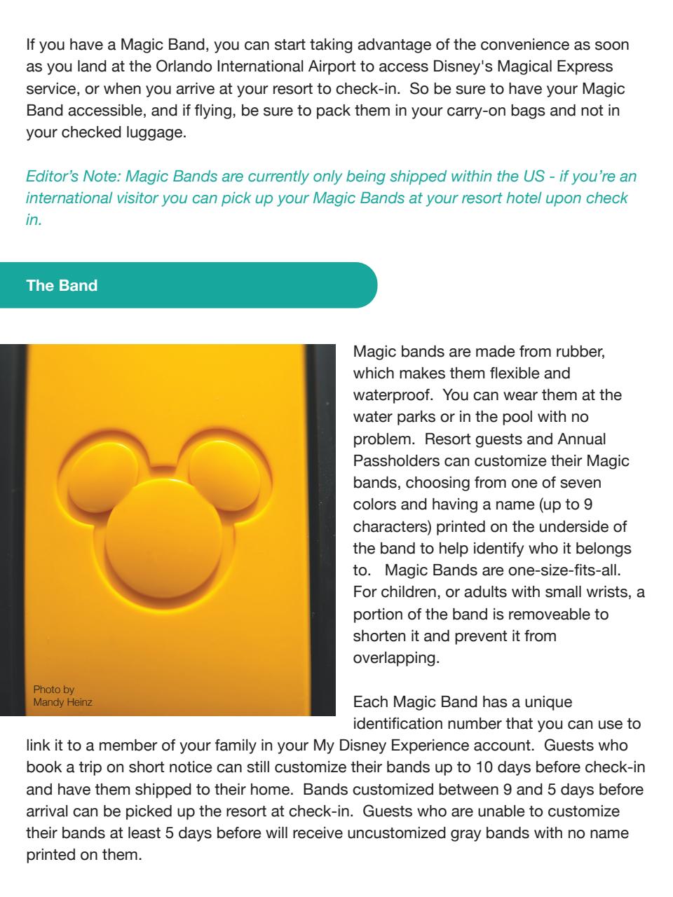 WDW Magazine Preview Pages