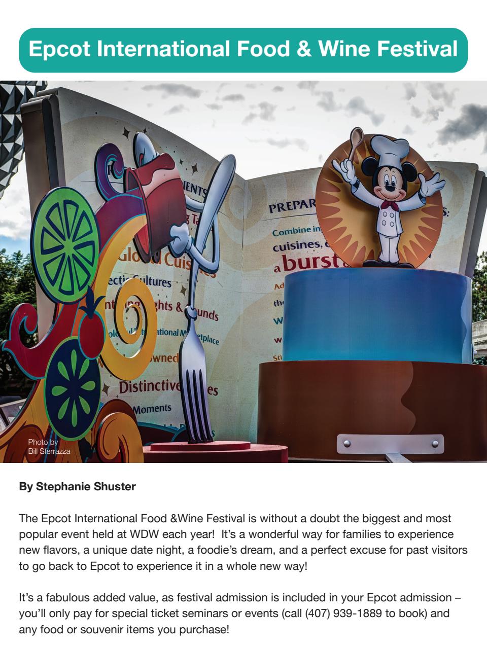 WDW Magazine Preview Pages