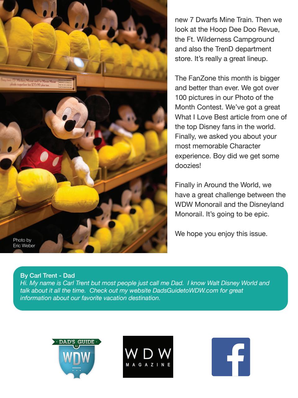 WDW Magazine Preview Pages