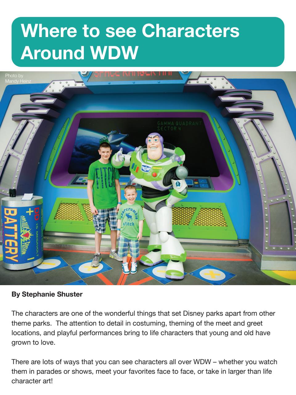 WDW Magazine Preview Pages