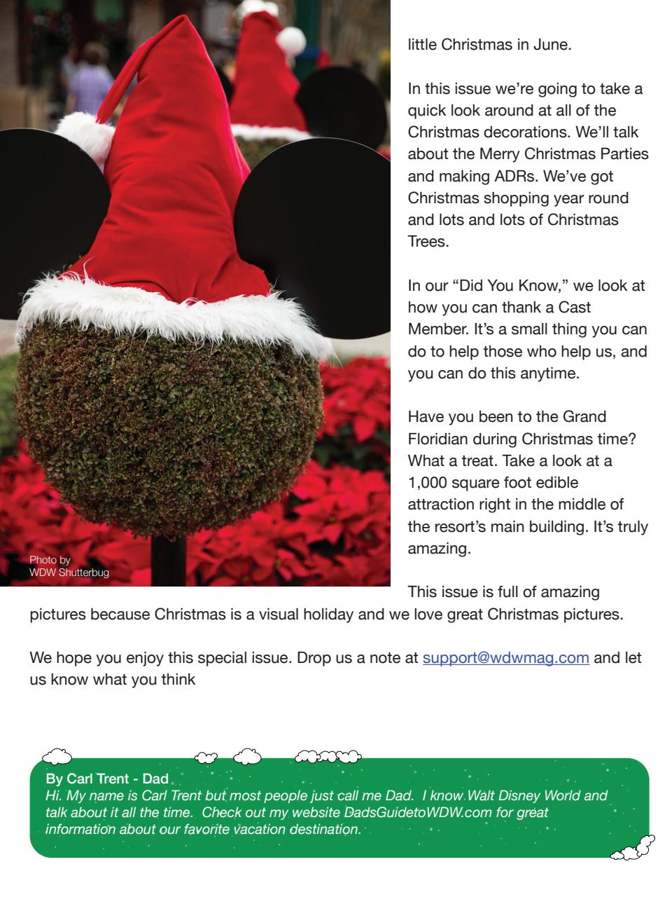 WDW Magazine Preview Pages