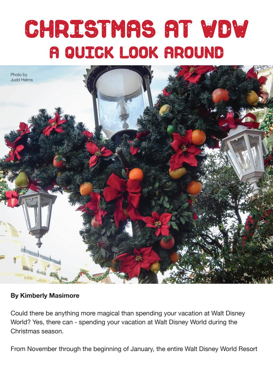 WDW Magazine Preview Pages