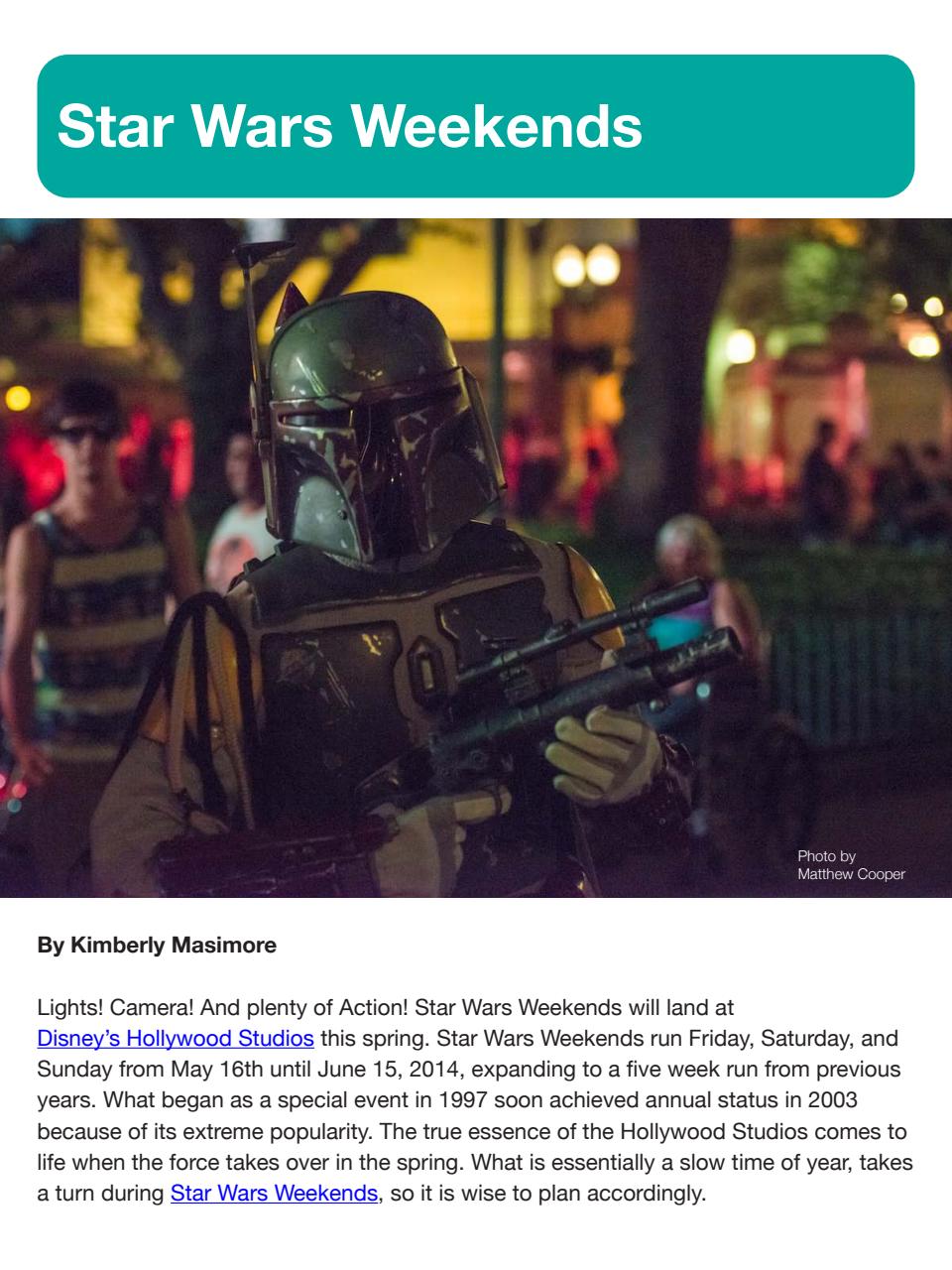 WDW Magazine Preview Pages