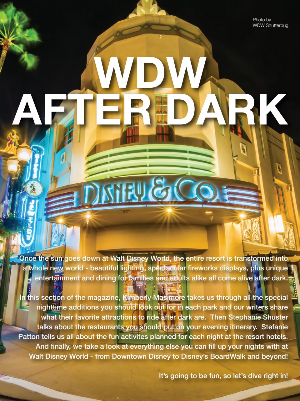 WDW Magazine Preview Pages