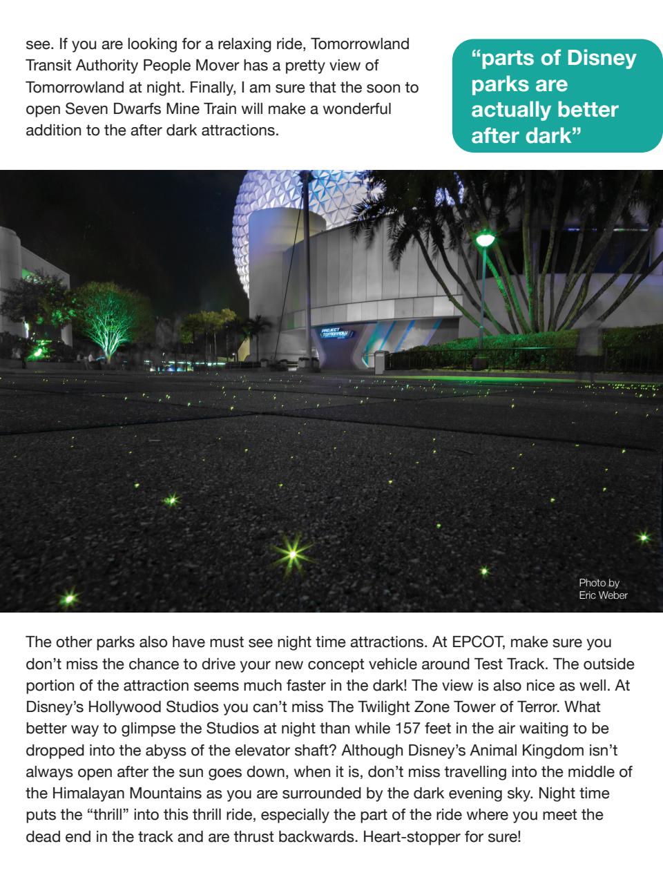 WDW Magazine Preview Pages