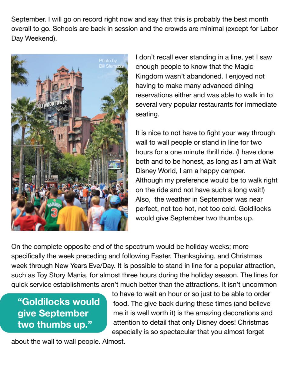 WDW Magazine Preview Pages